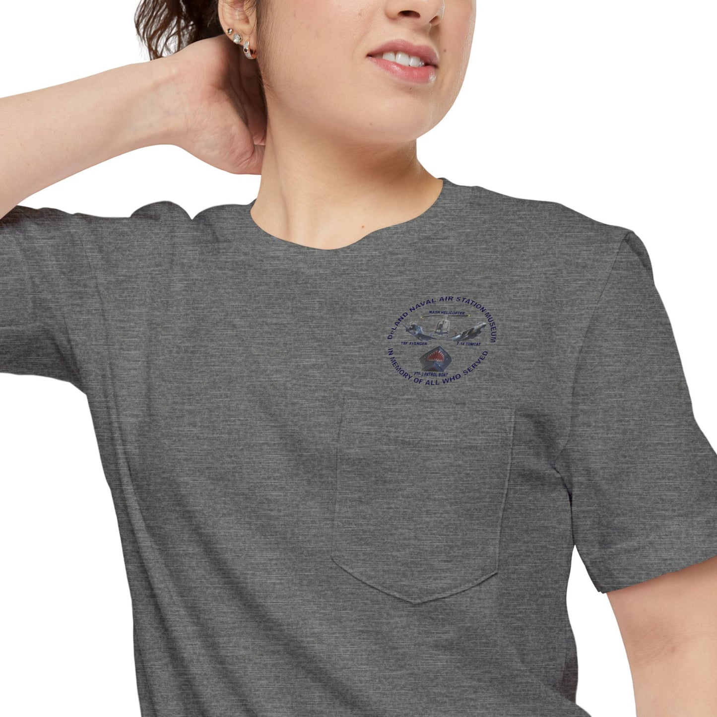 DNASM Student Art Unisex Pocket T-Shirt by theGreenDragonTavern.shop