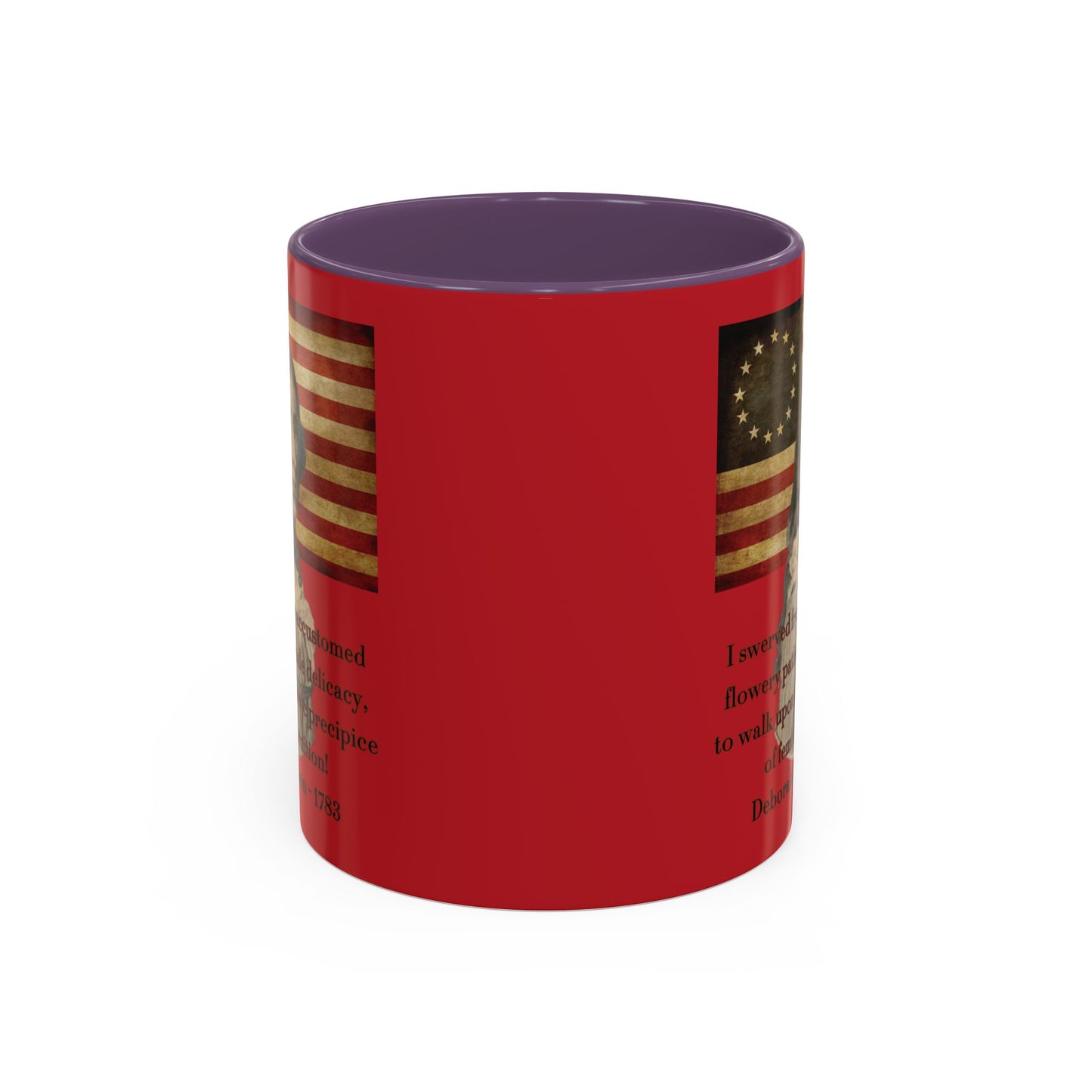 Deborah Sampson, America's Mulan Red Accent Mug by theGreenDragonTavern.shop