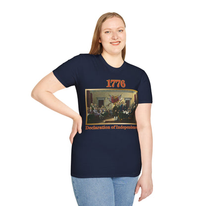 Declaration of Independence Dark colors Unisex T-Shirt by theGreenDragonTavern.shop