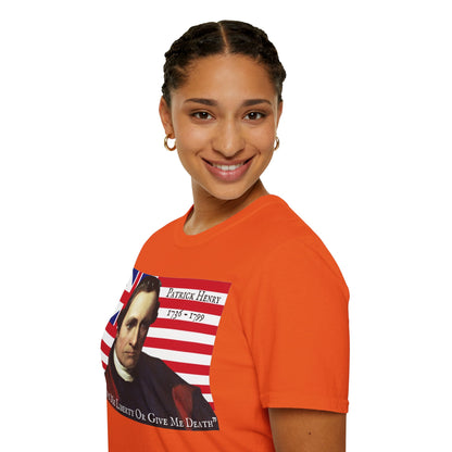 Patrick Henry Light colors Unisex T-Shirt by theGreenDragonTavern.shop