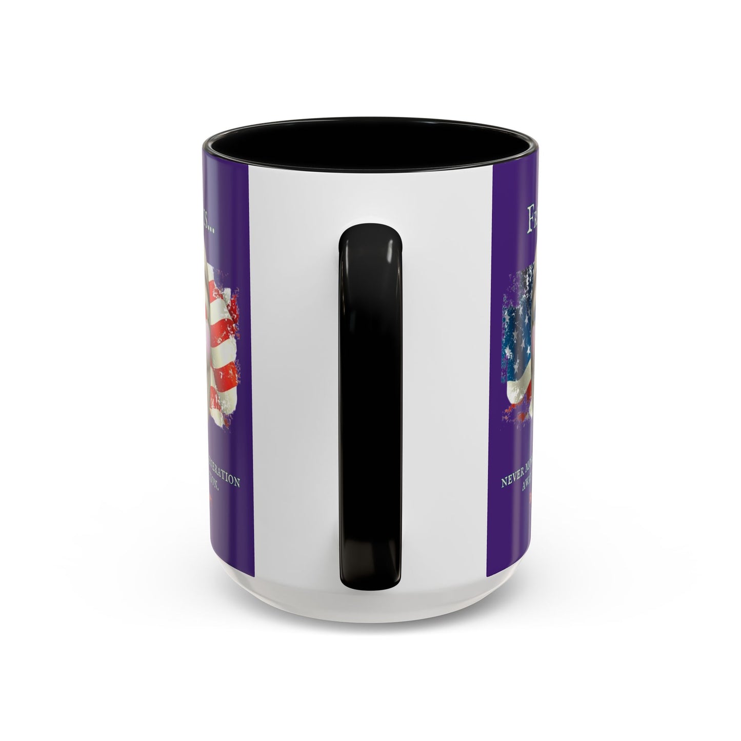 Ronald Reagan Freedom Vendetta Purple Accent Mug by theGreenDragonTavern.shop