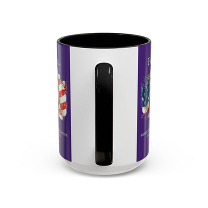 Ronald Reagan Freedom Vendetta Purple Accent Mug by theGreenDragonTavern.shop