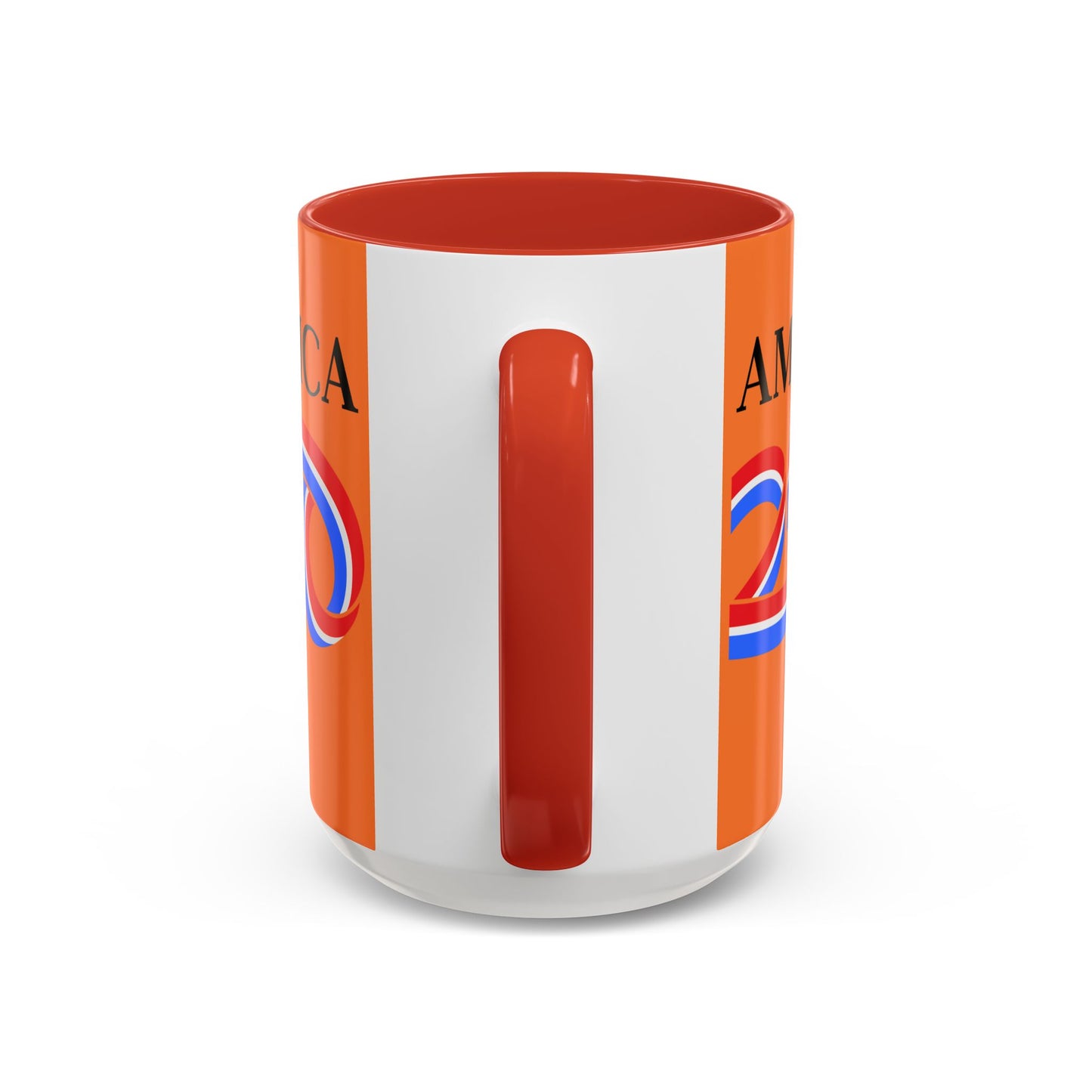 America 250 Orange Accent Mug by theGreenDragonTavern.shop