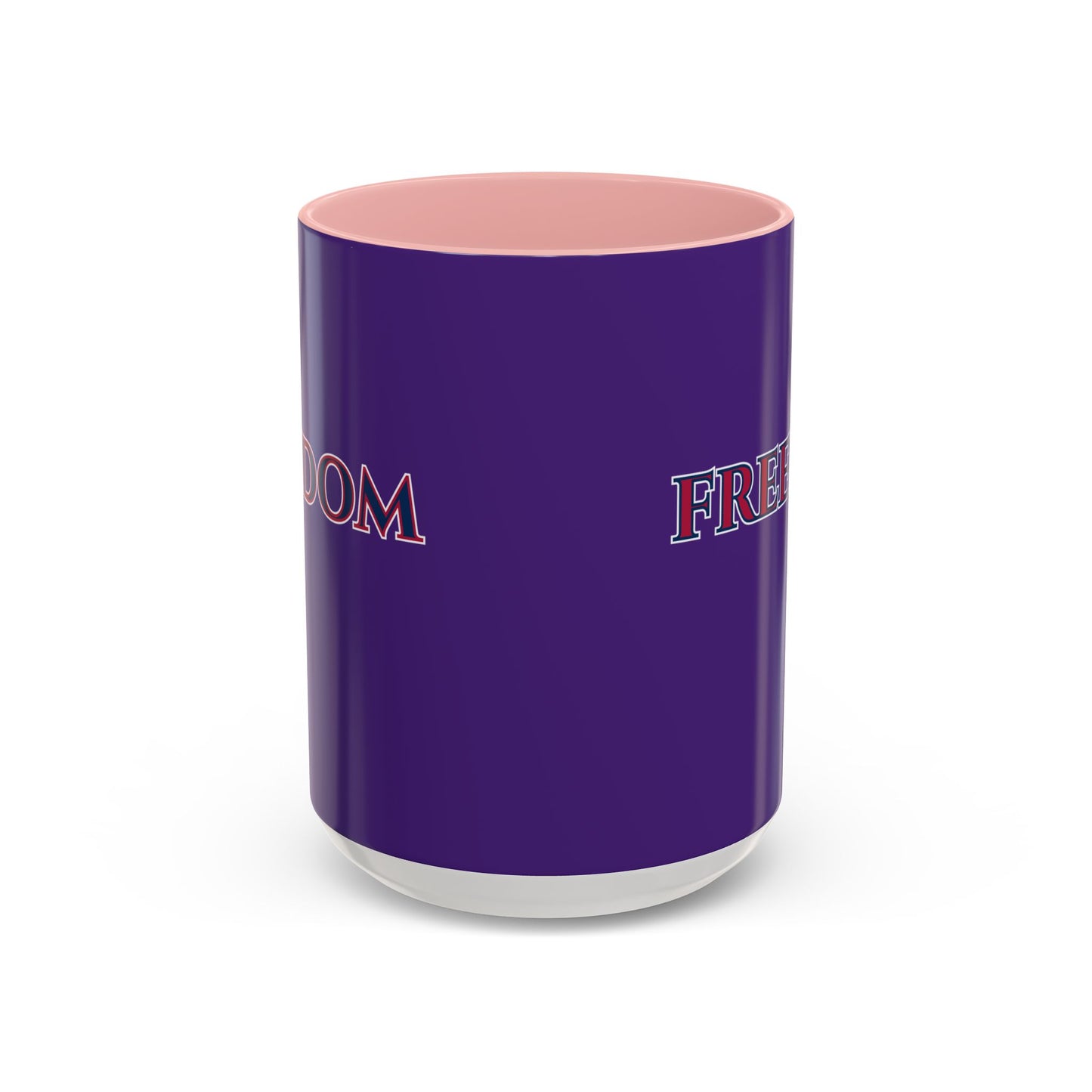 Freedom, Dark Purple Accent Mug by theGreenDragonTavern.shop