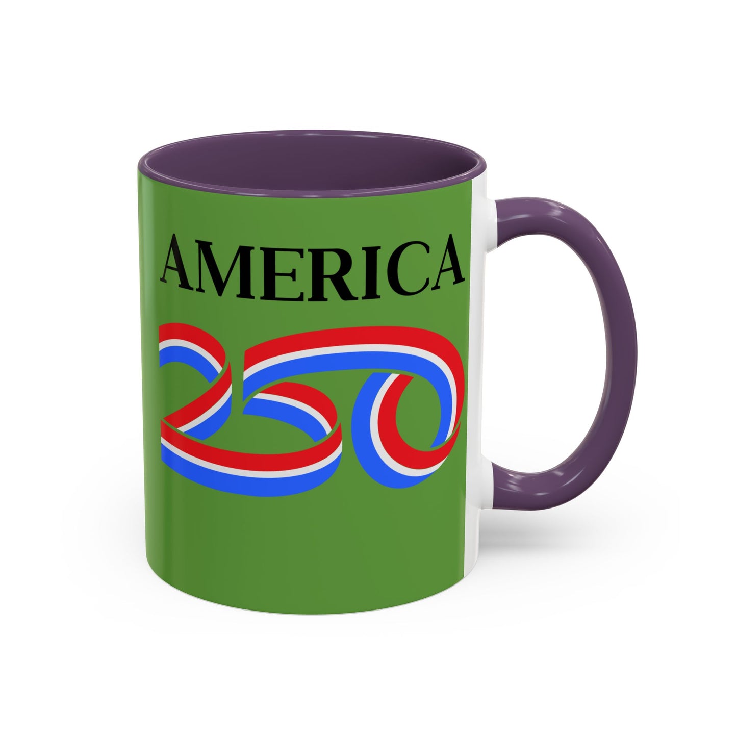 America 250 Green Accent Mug by theGreenDragonTavern.shop