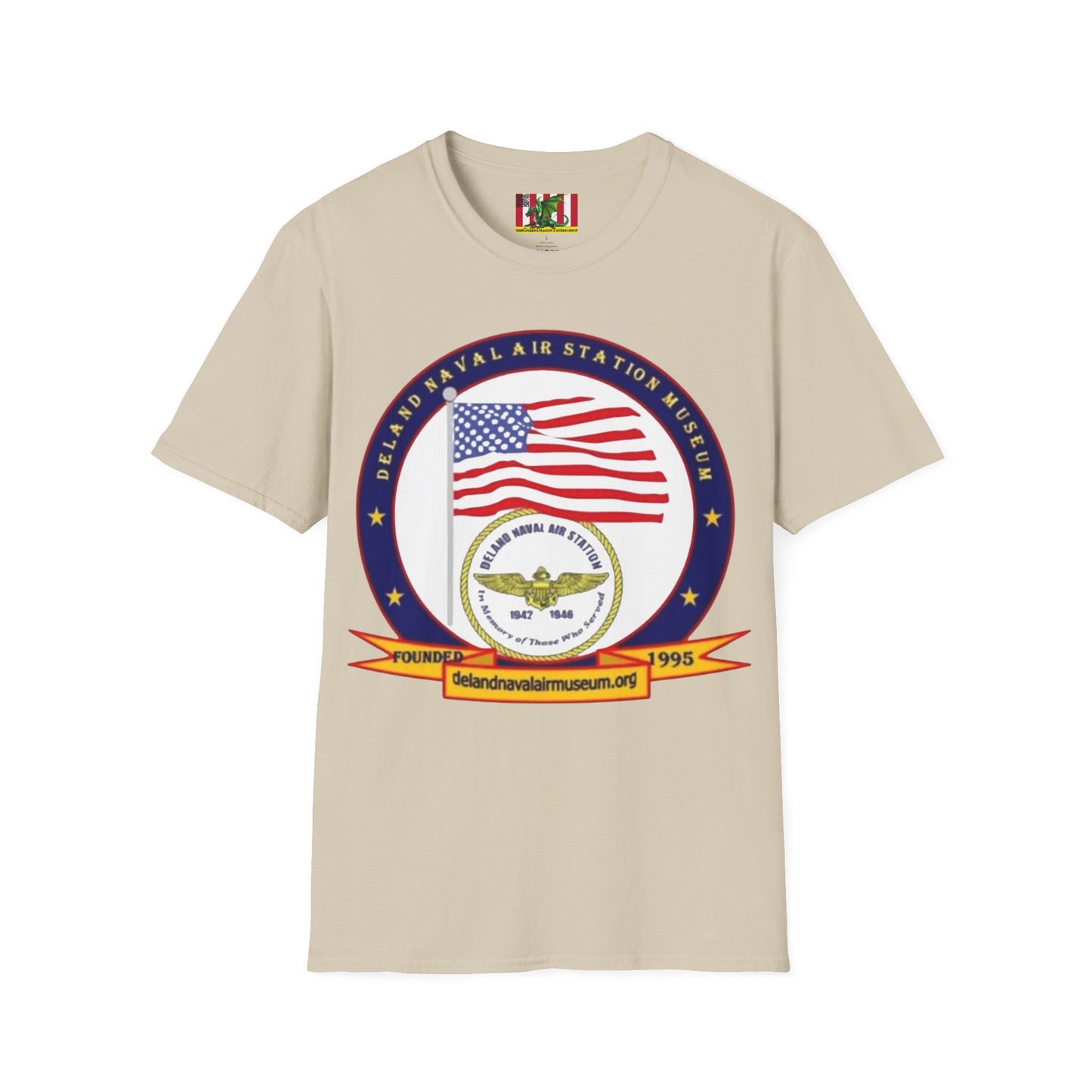 DeLand Naval Air Station Museum Lighter Colors Unisex T-Shirt by theGreenDragonTavern.shop