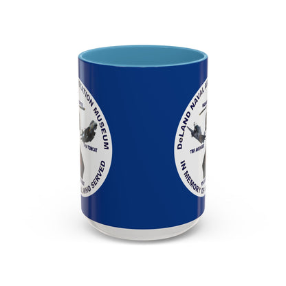 DNASM Student Art Blue Accent Mug by theGreenDragonTavern.shop