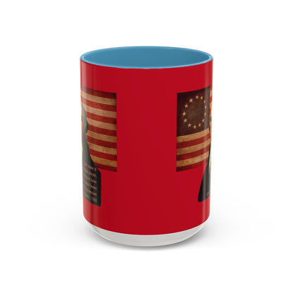 Washington's Earnest Prayer Red Accent Mug by theGreenDragonTavern.shop