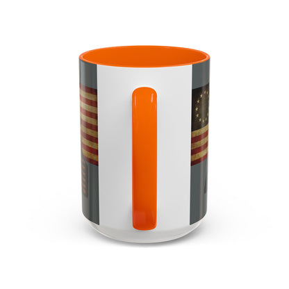 Washington's Earnest Prayer Grey Accent Mug by theGreenDragonTavern.shop