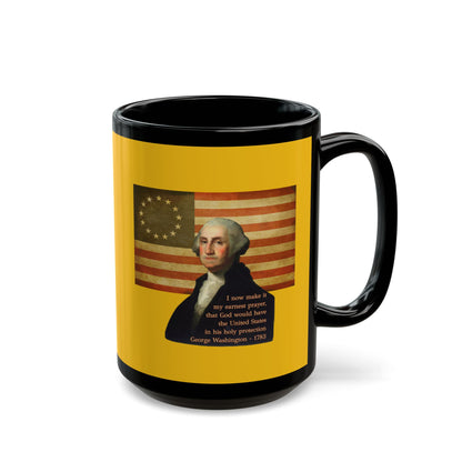 Washington's Earnest Prayer Yellow Mug by theGreenDragonTavern.shop