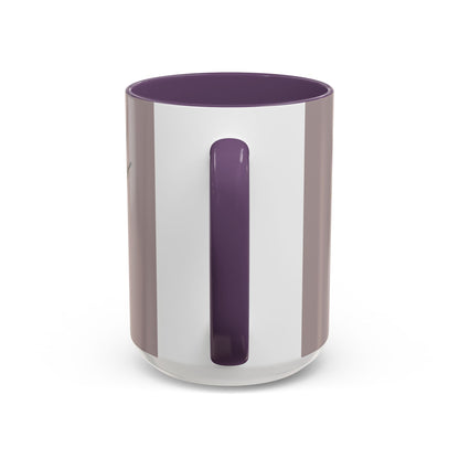 Hula Girl Packin' Heat Grey Accent Mug by theGreenDragonTavern.shop