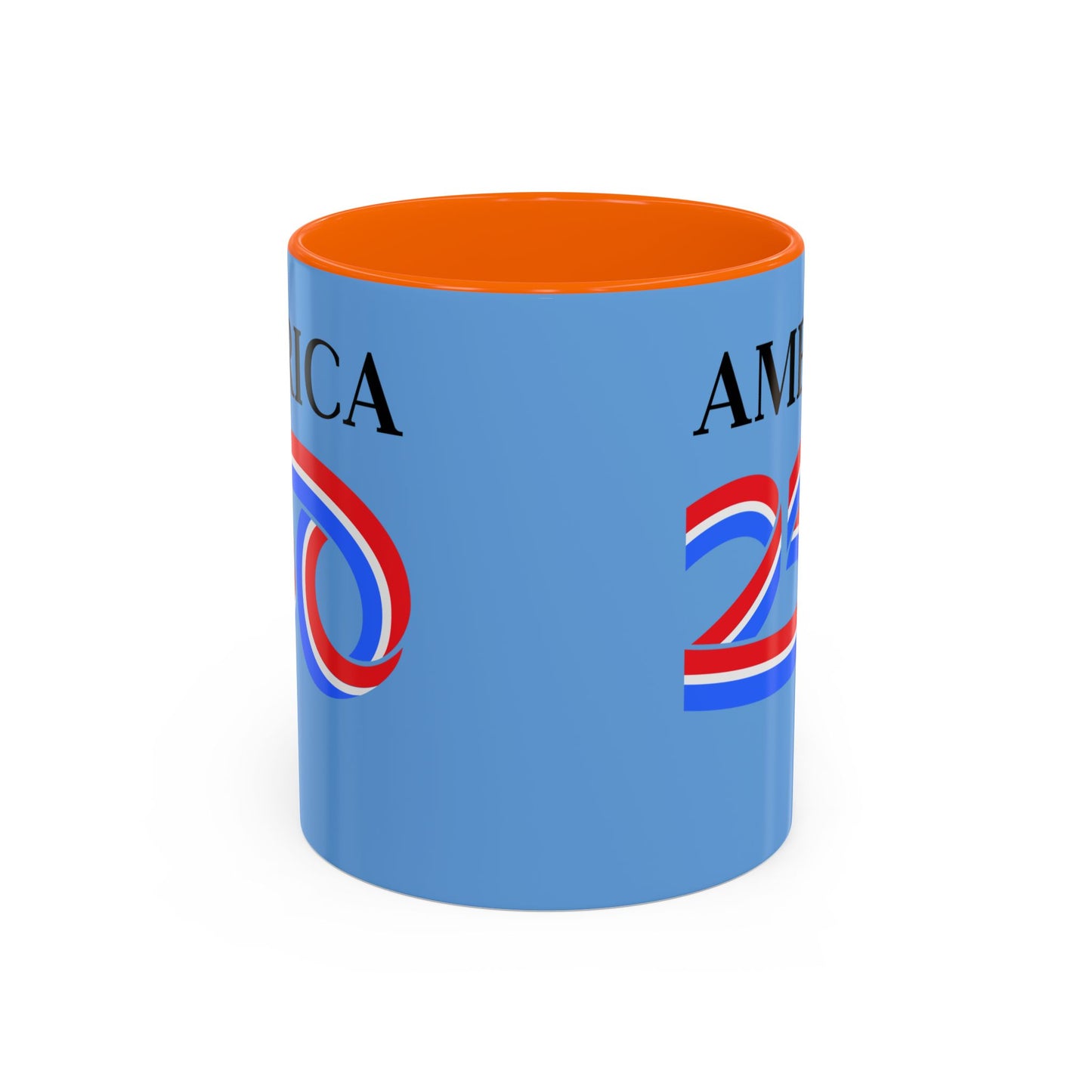 America 250 Light Blue Accent Mug by theGreenDragonTavern.shop