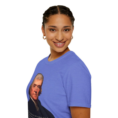 We hold these truths to be self-evident Light colors Unisex T-Shirt by theGreenDragonTavern.shop