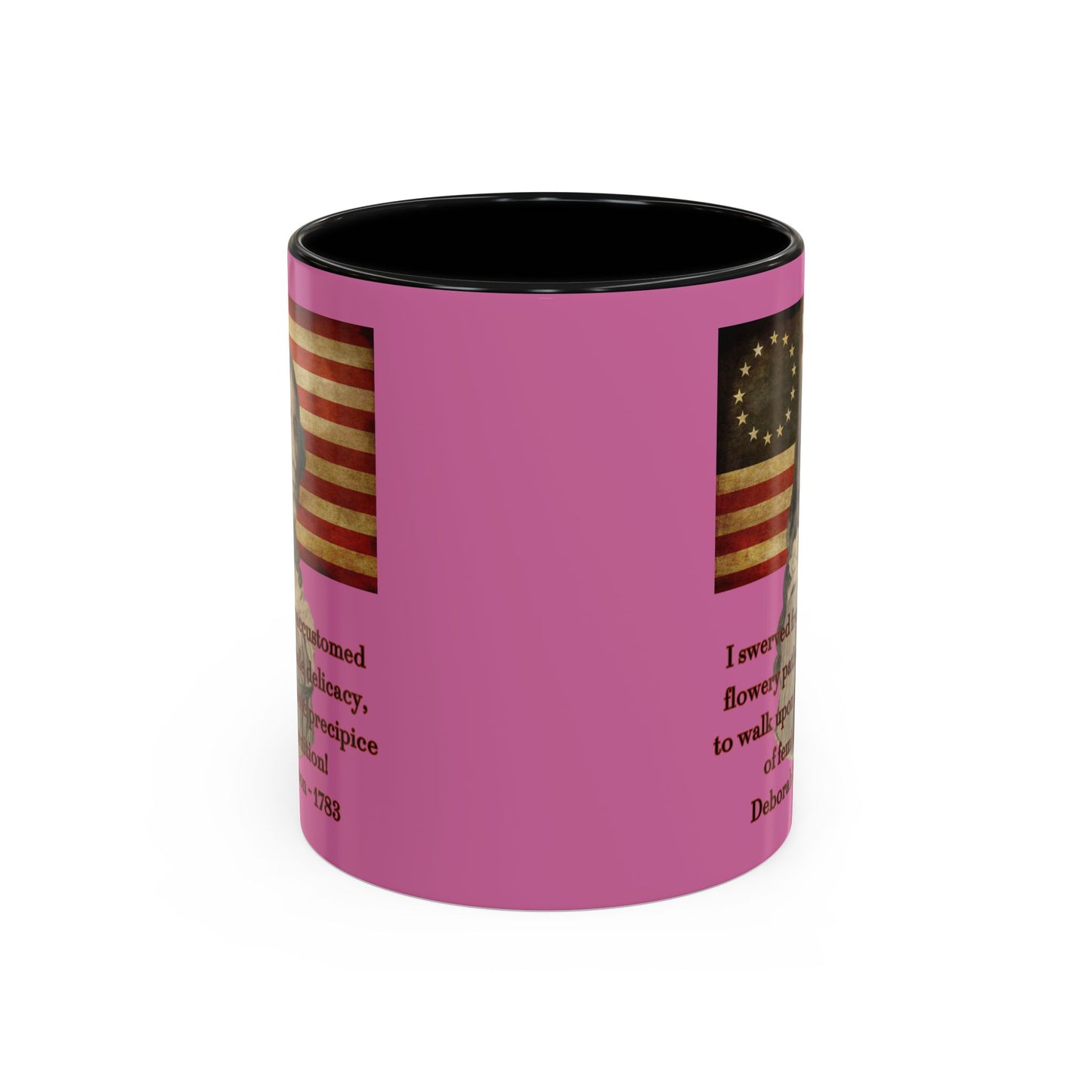 Deborah Sampson, America's Mulan Pink Accent Mug by theGreenDragonTavern.shop