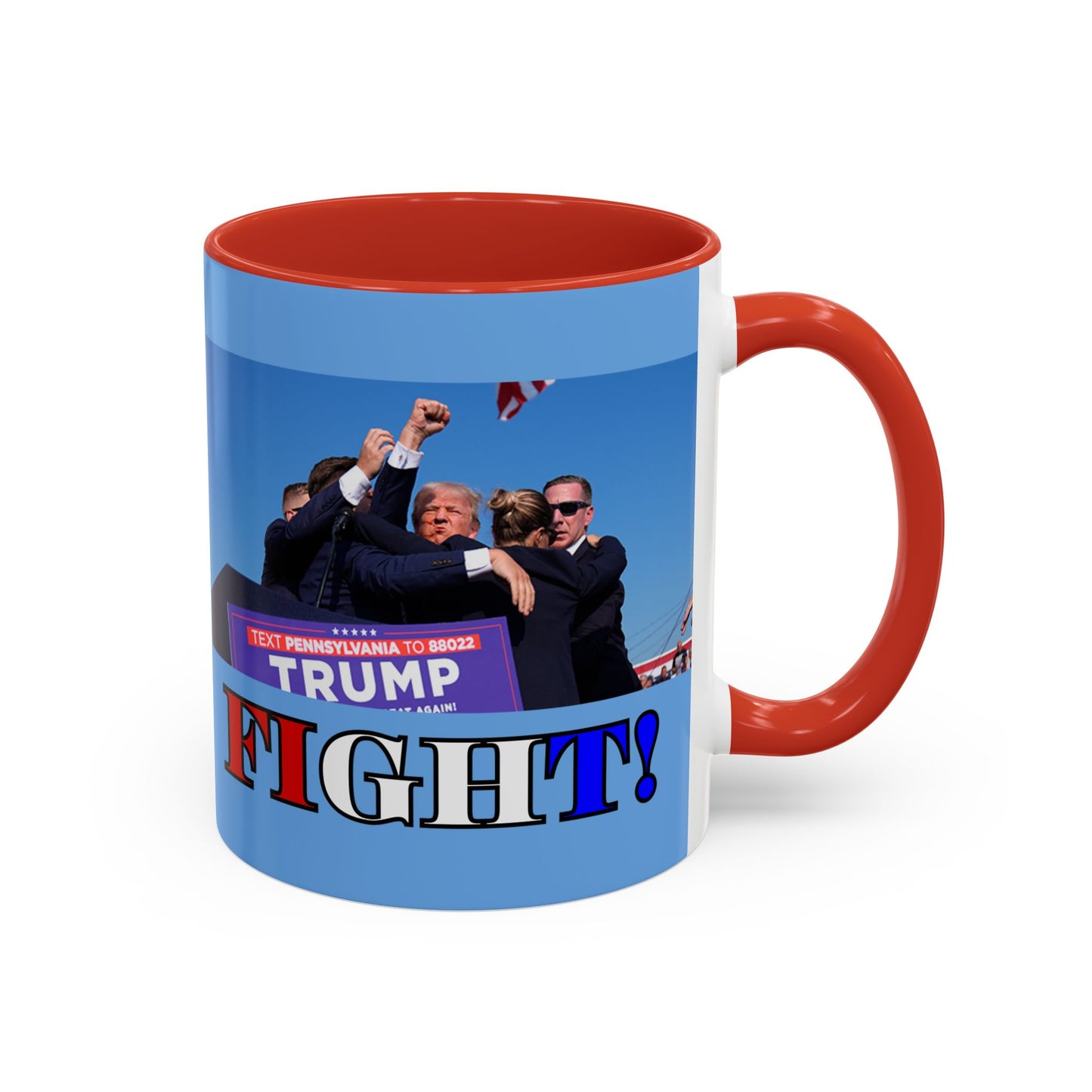 Fight! Accent Mug by theGreenDragonTavern.shop
