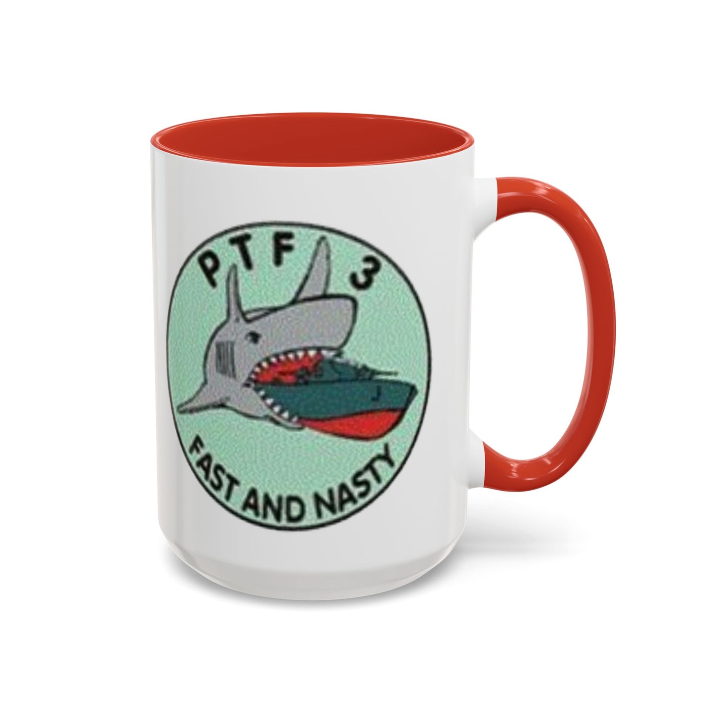DNASM PTF-3 White Accent Mug by theGreenDragonTavern.shop