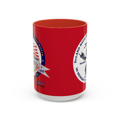 DNASM 2-sided, Founding & Student Art w/WhiteBG Red Accent Mug by theGreenDragonTavern.shop