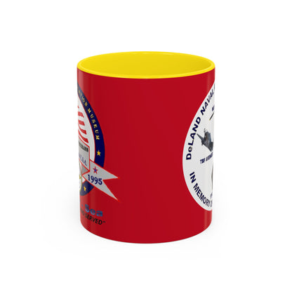 DNASM 2-sided, Founding & Student Art w/WhiteBG Red Accent Mug by theGreenDragonTavern.shop
