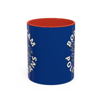 Bodycam the Politicians Drone Dark Blue Accent Mug by theGreenDragonTavern.shop