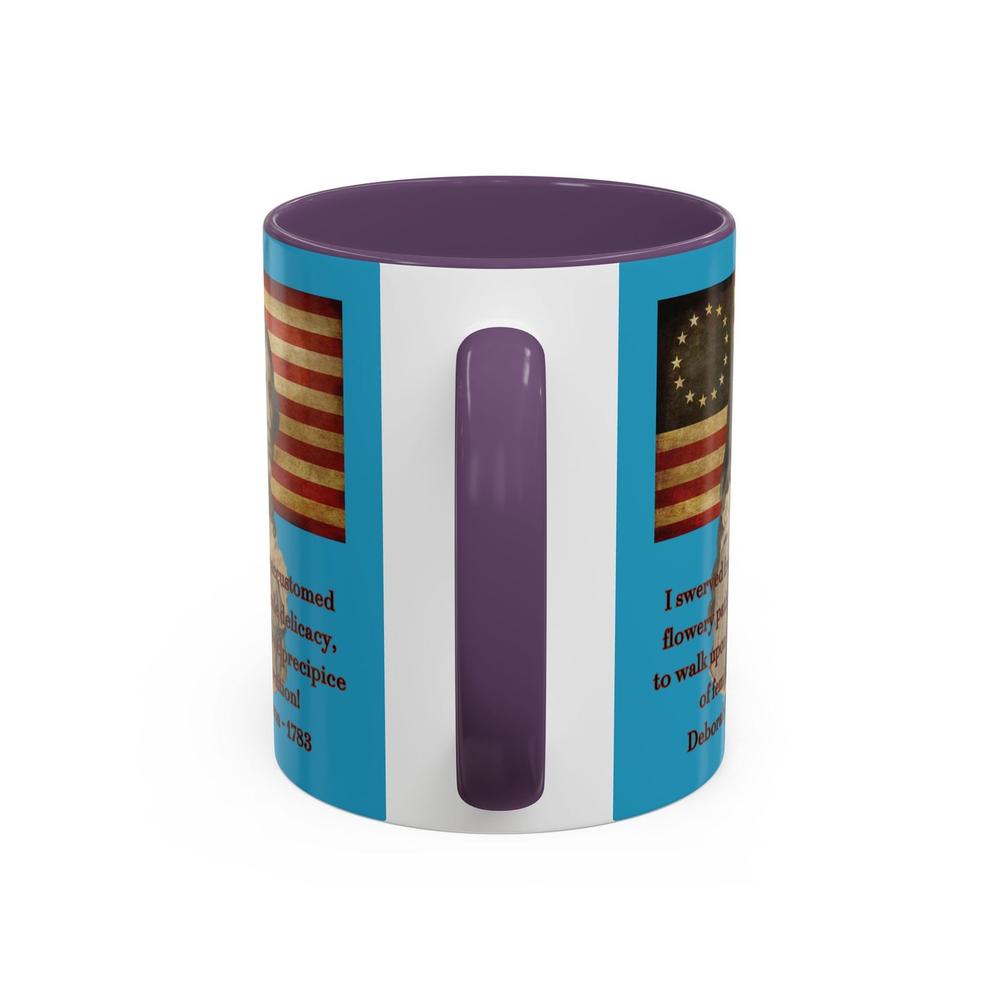 Deborah Sampson, America's Mulan Turquoise Accent Mug by theGreenDragonTavern.shop