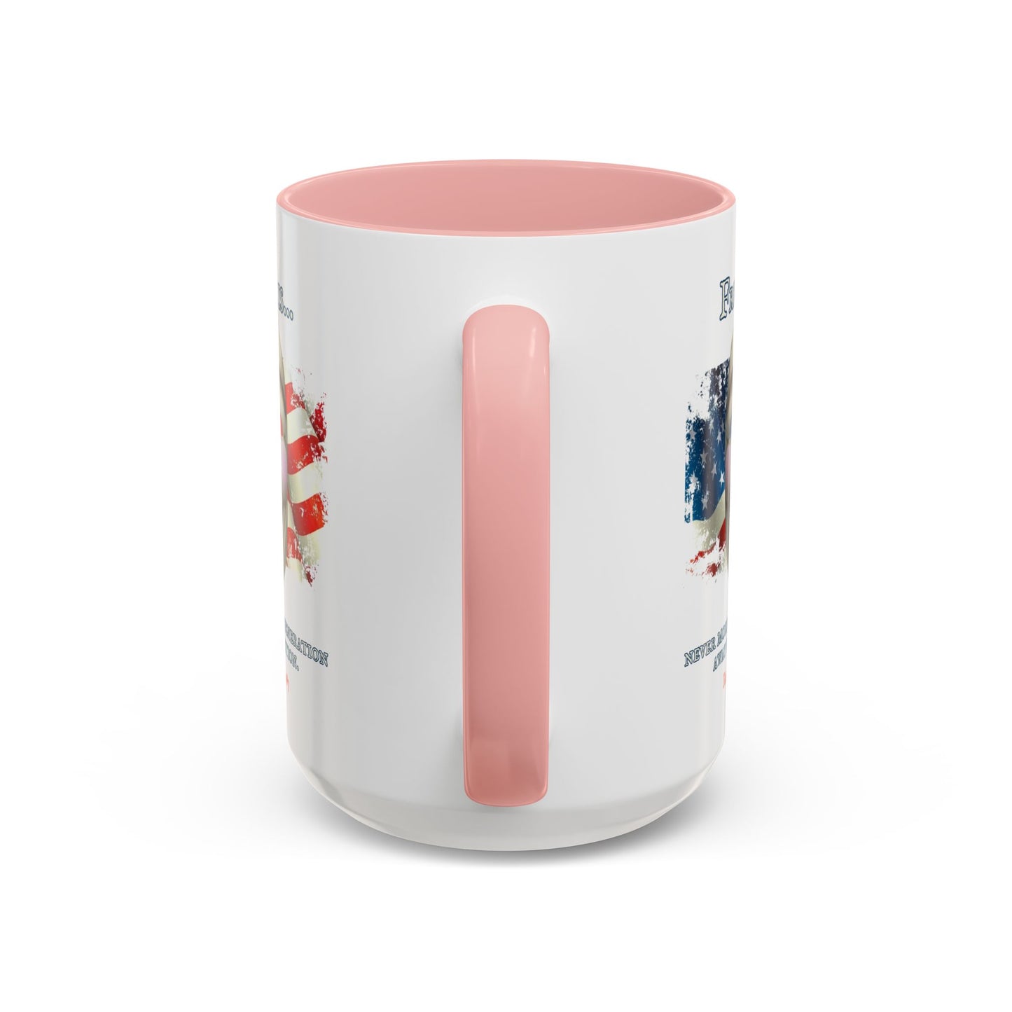 Ronald Reagan Freedom Vendetta White Accent Mug by theGreenDragonTavern.shop