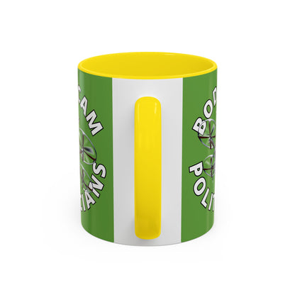 Bodycam the Politicians Drone Green Accent Mug by theGreenDragonTavern.shop