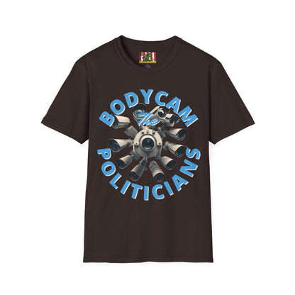 Bodycam the Politicians Cameras Dark colors Unisex T-Shirt by theGreenDragonTavern.shop