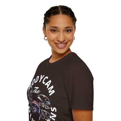 Bodycam the Politicians Drone Dark colors Unisex T-Shirt by theGreenDragonTavern.shop