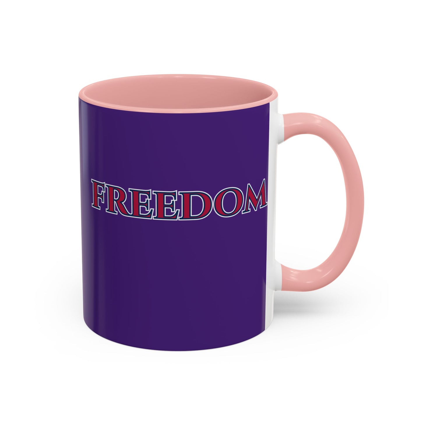 Freedom, Dark Purple Accent Mug by theGreenDragonTavern.shop