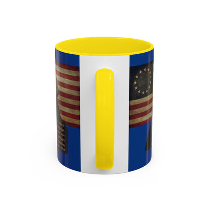 Washington's Earnest Prayer Dark Blue Accent Mug by theGreenDragonTavern.shop