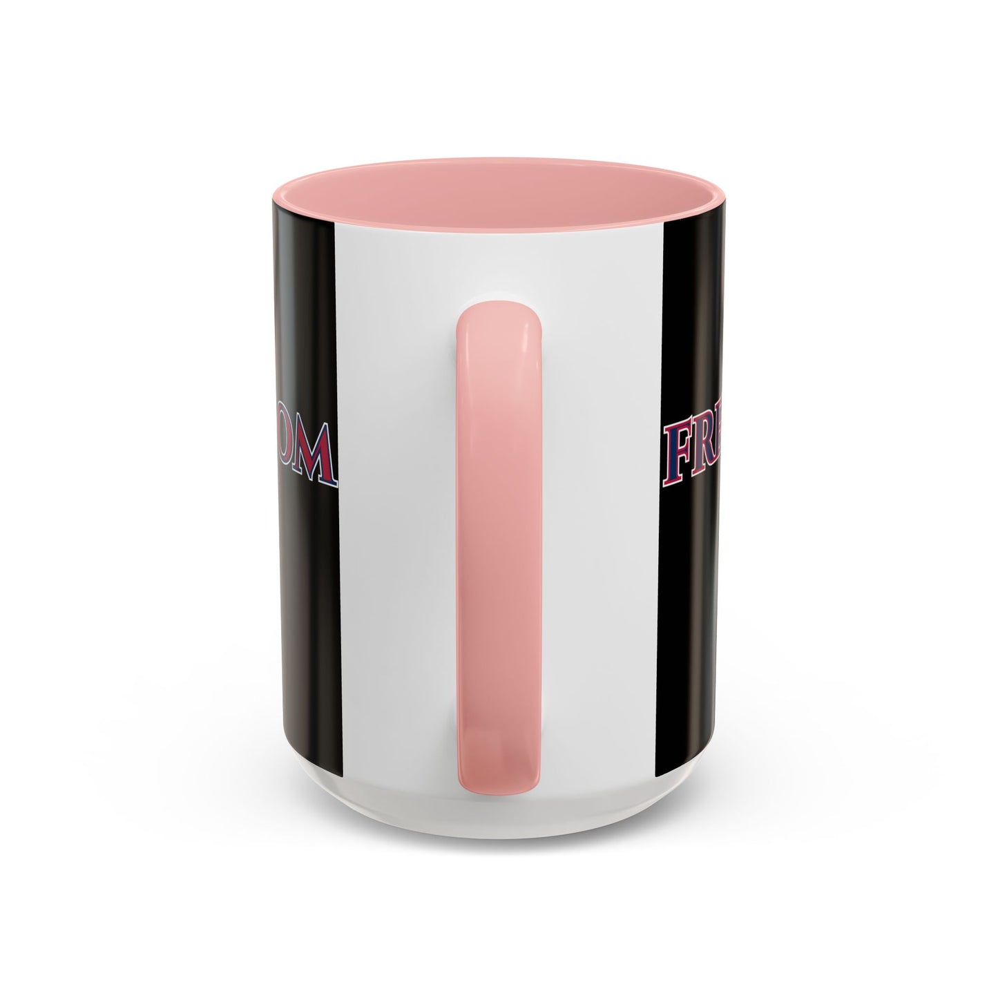 Freedom, Black Accent Mug by theGreenDragonTavern.shop