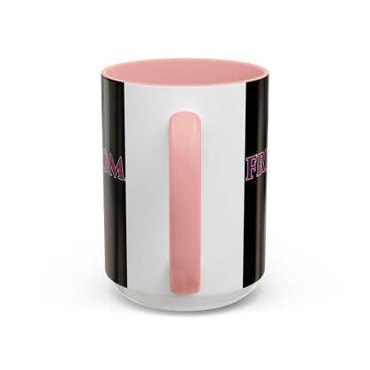 Freedom, Black Accent Mug by theGreenDragonTavern.shop