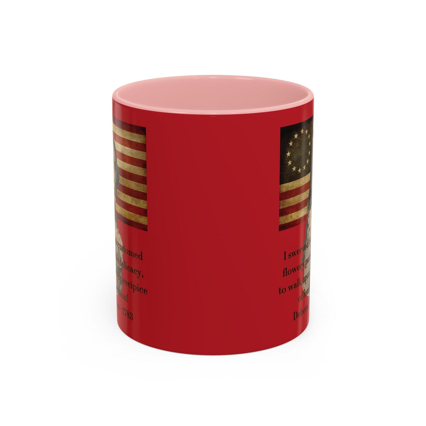 Deborah Sampson, America's Mulan Red Accent Mug by theGreenDragonTavern.shop