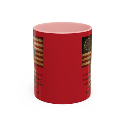 Deborah Sampson, America's Mulan Red Accent Mug by theGreenDragonTavern.shop