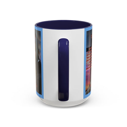 Use Me God, MLK Jr Blue Accent Mug by theGreenDragonTavern.shop