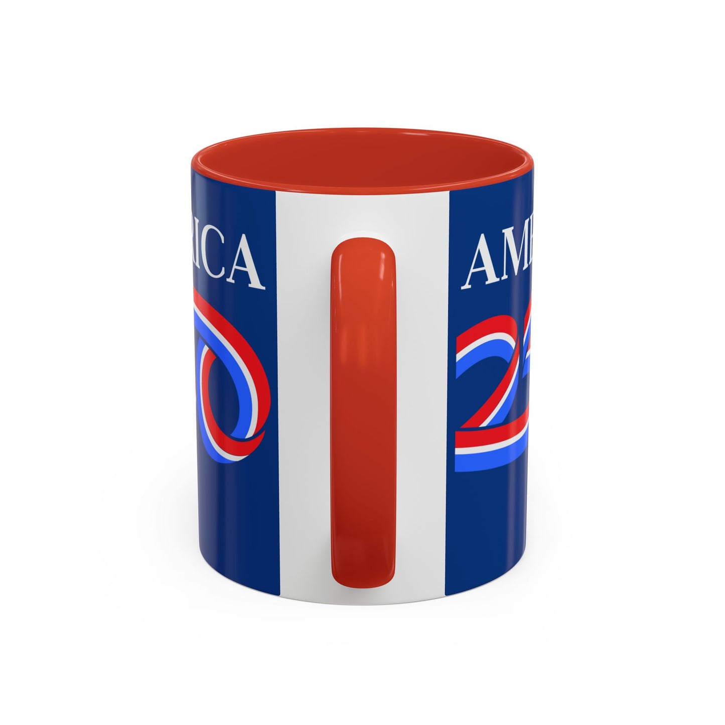 America 250 Dark Blue Accent Mug by theGreenDragonTavern.shop