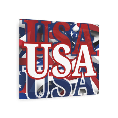 USA! USA! USA White Center Metal Art Sign by theGreenDragonTavern.shop
