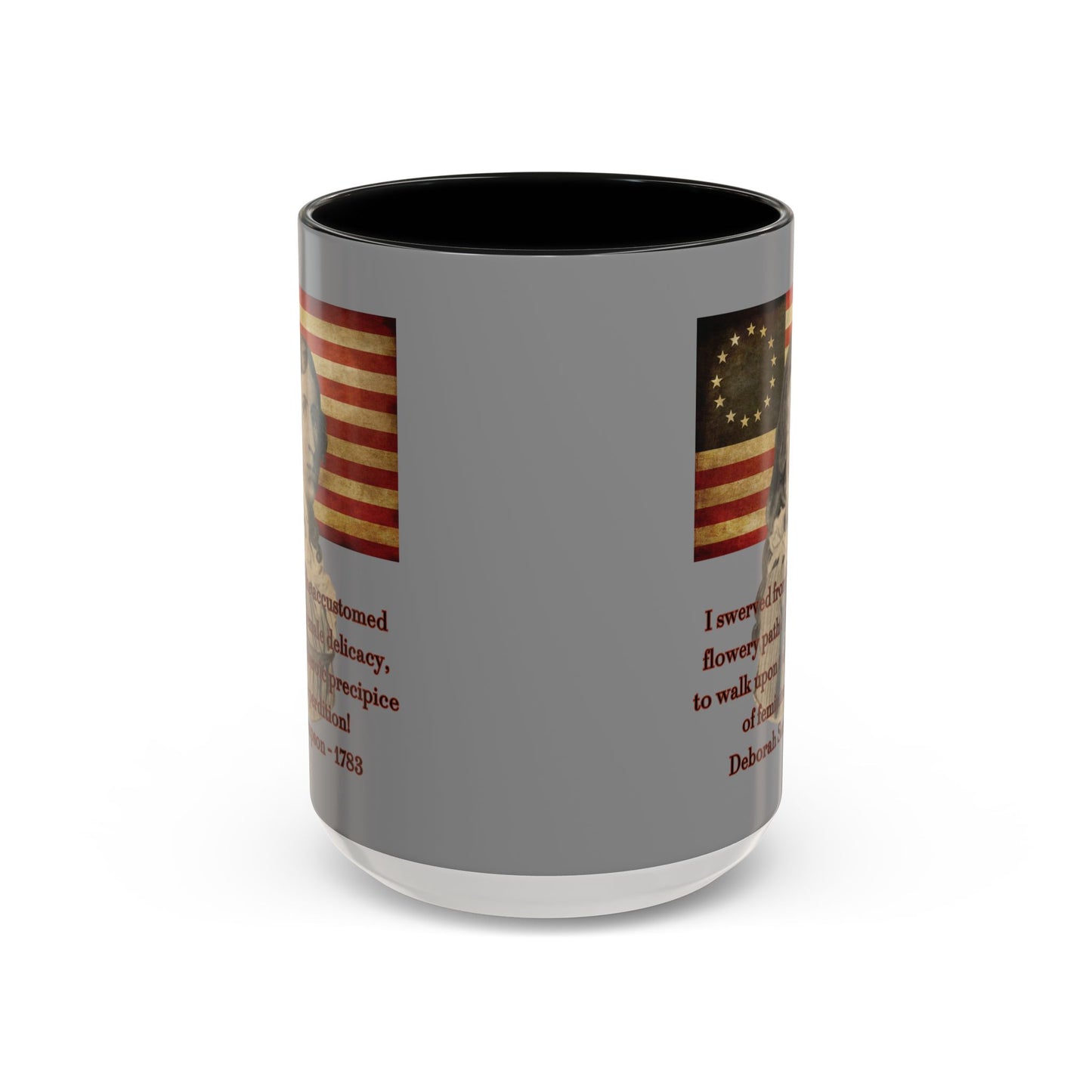 Deborah Sampson, America's Mulan Grey Accent Mug by theGreenDragonTavern.shop