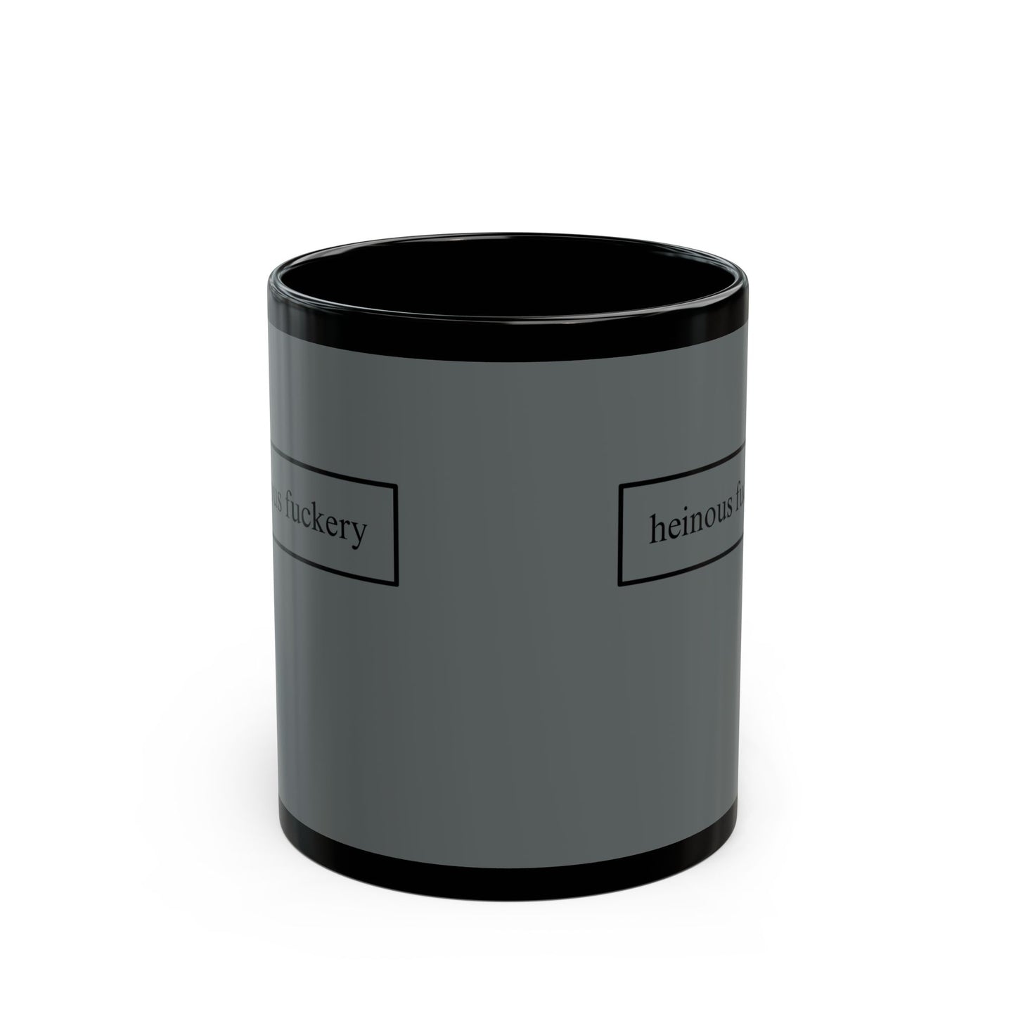 Heinous Fuckery Grey Mug by theGreenDragonTavern.shop