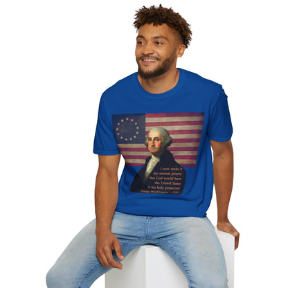 Washington's Earnest Prayer Dark colors Unisex T-Shirt by theGreenDragonTavern.shop