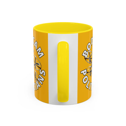 Bodycam the Politicians Drone Yellow Accent Mug by theGreenDragonTavern.shop