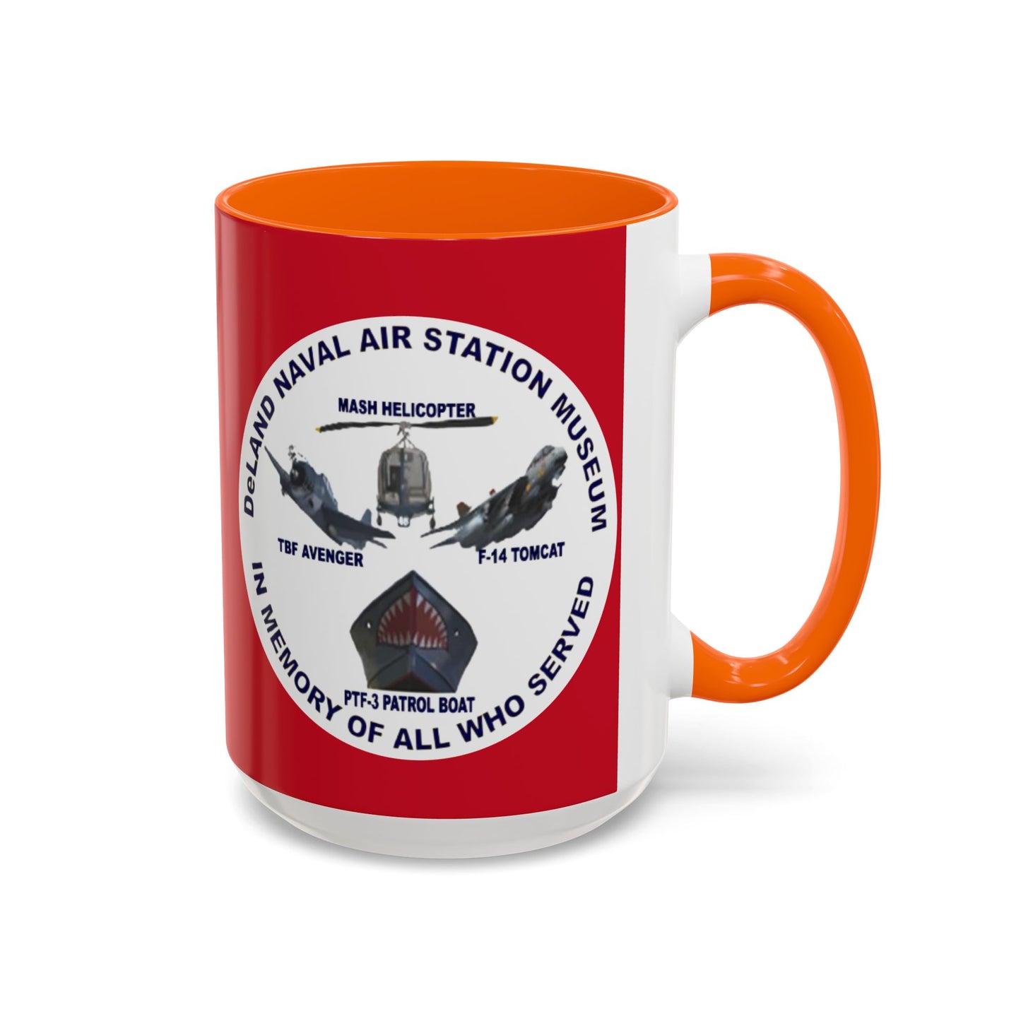 DNASM 2-sided, Founding & Student Art w/WhiteBG Red Accent Mug by theGreenDragonTavern.shop