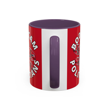 Bodycam the Politicians Drone Red Accent Mug by theGreenDragonTavern.shop
