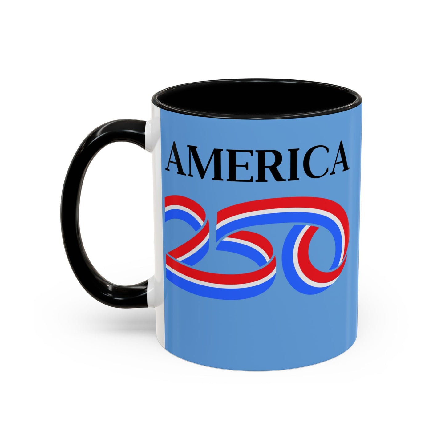 America 250 Light Blue Accent Mug by theGreenDragonTavern.shop