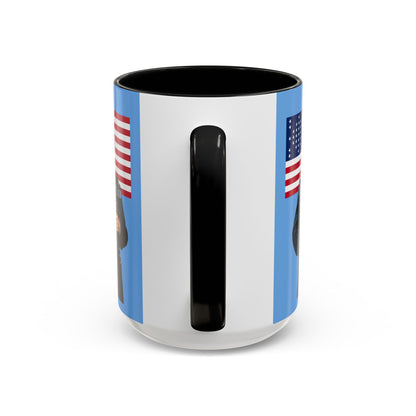 "Traitors and Patriots" Ulysses Grant Light Blue Accent Mug by theGreenDragonTavern.shop