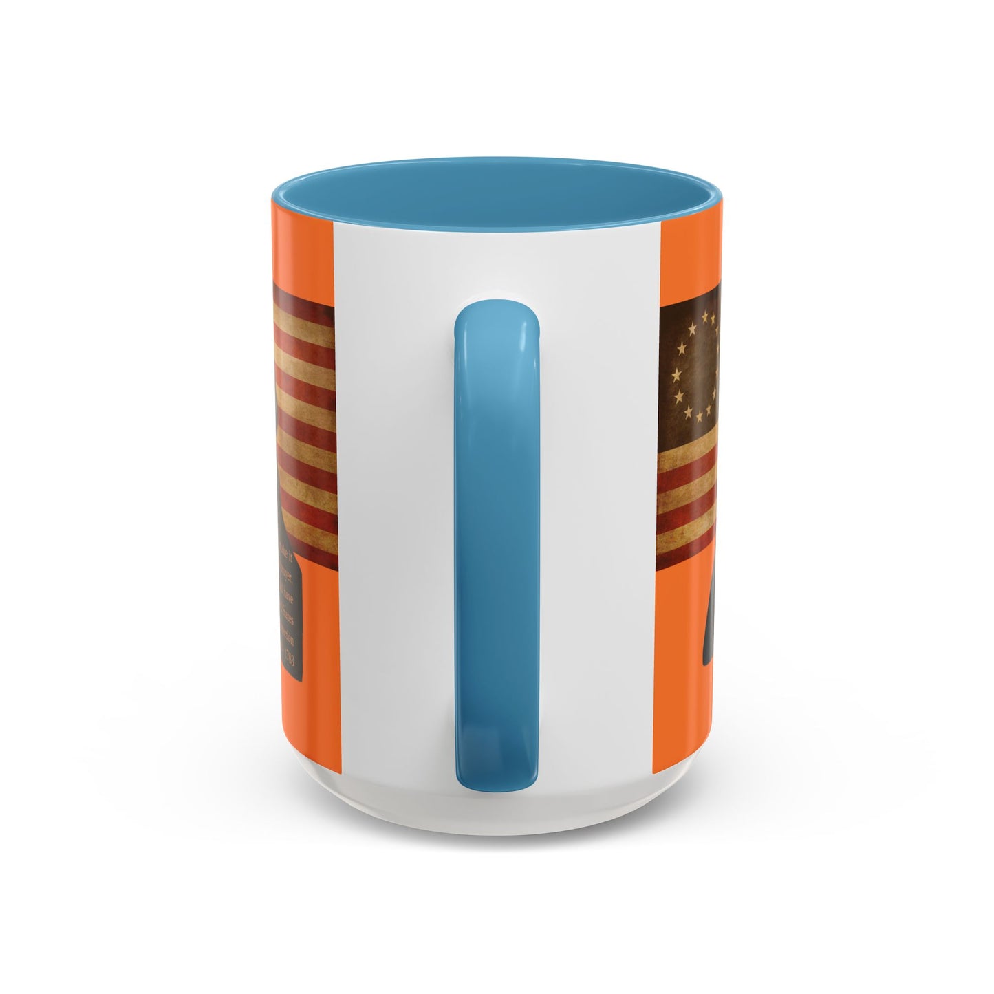 Washington's Earnest Prayer Orange Accent Mug by theGreenDragonTavern.shop