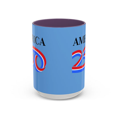 America 250 Light Blue Accent Mug by theGreenDragonTavern.shop