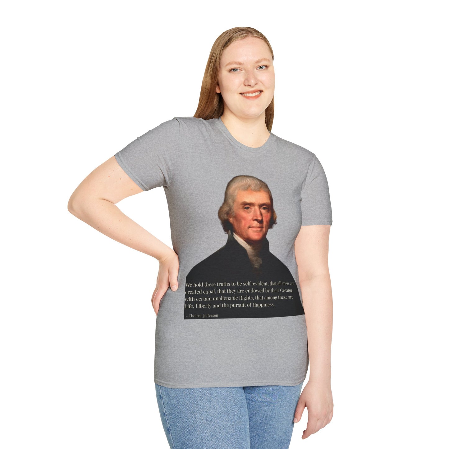 We hold these truths to be self-evident Light colors Unisex T-Shirt by theGreenDragonTavern.shop