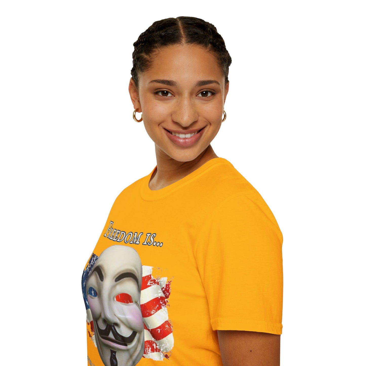 Ronald Reagan Freedom Vendetta Light colors Unisex T-Shirt by theGreenDragonTavern.shop