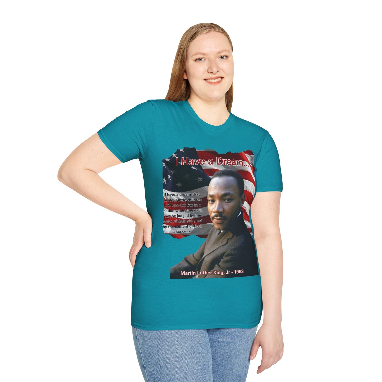 "I Have a Dream" MLKJr Dark colors Unisex T-Shirt by theGreenDragonTavern.shop